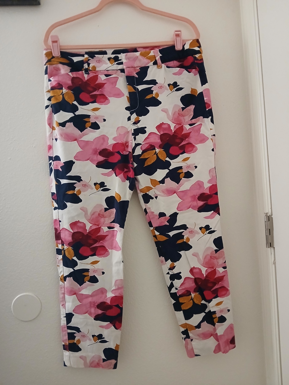 & Other Stories Pink, Navy & Mustard Floral Leggings for Kids